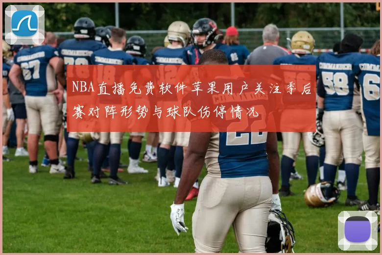 NBA直播免费软件苹果用户关注季后赛对阵形势与球队伤停情况